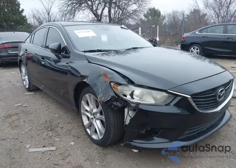 2014 Mazda Mazda6 I Touring z USA, uszkodzony, nr VIN JM1GJ1T56E1105958